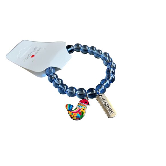 Charmze Stackable Stretch Beaded Bracelets Bird Inspire NEW - Picture 4 of 5